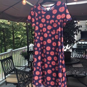 NWOT XS Carly Blurple and Coral